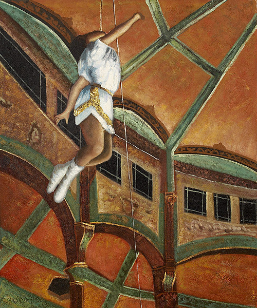 Miss Lala at The Cirque Fernando by Edgar Degas